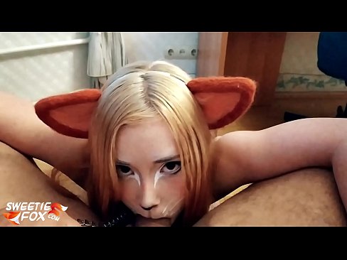 ❤️ Kitsune ابتلاع ديك ونائب الرئيس في فمها الفيديو الإباحية